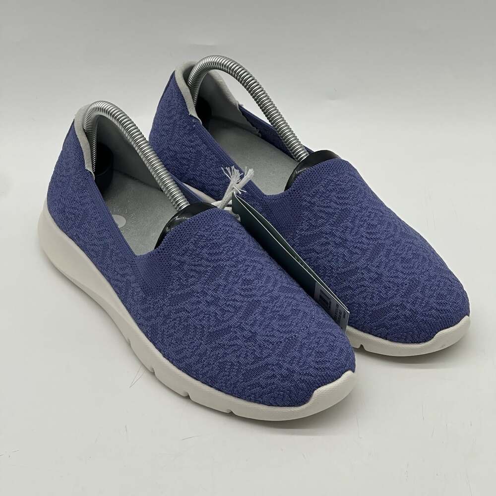 Revitalign Damask Lavender Violet Slip on Orthopedic Shoes Women's Size 9.5B NWT